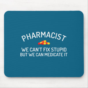 Tapis De Souris Illustration de pharmacie stupide que le pharmacie
