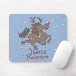 Tapis De Souris Illustration de rennes de cheval