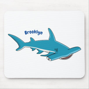 Tapis De Souris Illustration de requin marteau