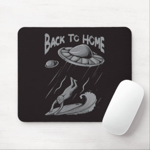 Tapis De Souris illustration de surf de vaisseau extraterrestre av