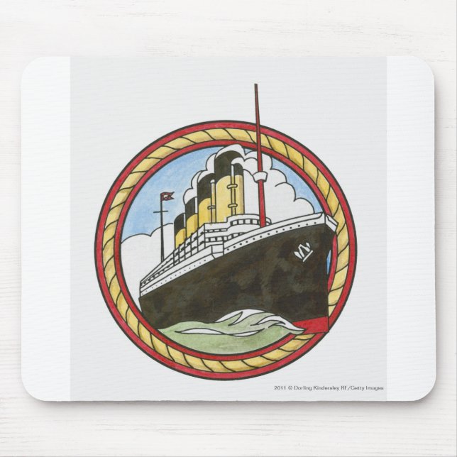 Tapis De Souris Illustration de Titanic (Devant)