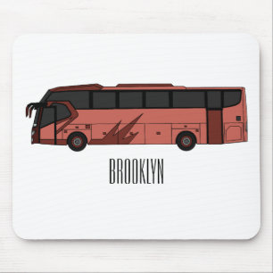 Tapis De Souris Illustration du bus