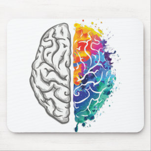 Tapis De Souris illustration du cerveau humain