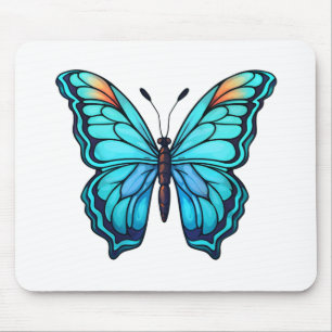 Tapis De Souris Illustration du papillon de dessin
