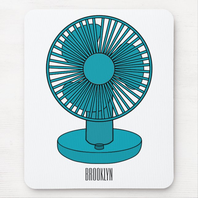 Tapis De Souris Illustration du ventilateur (Devant)