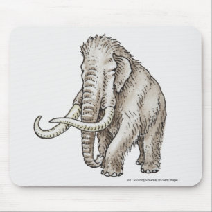 Tapis De Souris Illustration d'un mammouth