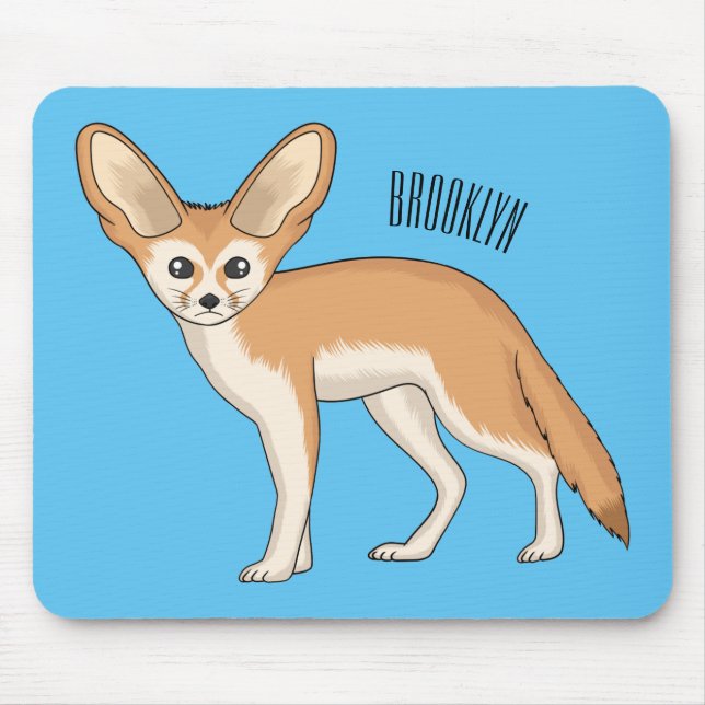 Tapis De Souris Illustration Fennec fox (Devant)