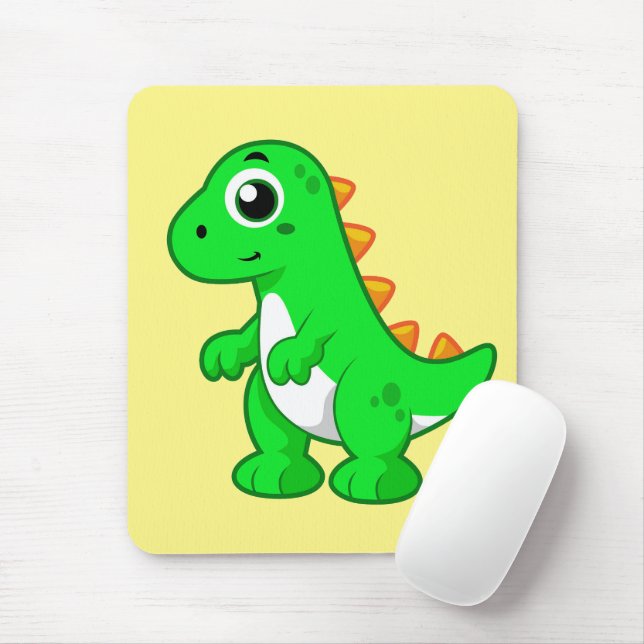 Tapis De Souris Illustration Mignonne Du Tyrannosaurus Rex. (Avec souris)