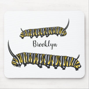 Tapis De Souris Illustration Monarch caterpillar