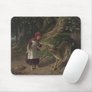 Tapis De Souris Illustration vintage du conte de fée du Petit Chap