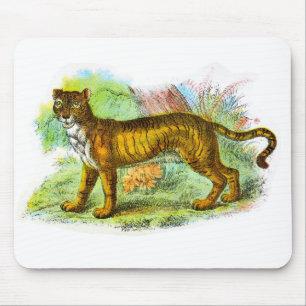 Tapis De Souris Illustration vintage Liger Mousepad