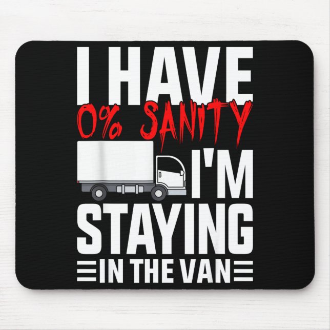 Tapis De Souris I'm Staying In Tha Van Funny Phasmophobia Gamer Wo (Devant)