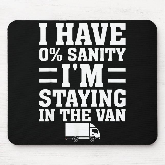 Tapis De Souris I'm Staying In Tha Van Phasmophobia Funny Gamer Me (Devant)