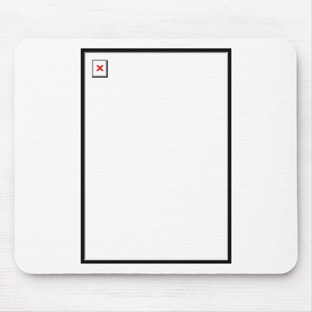 Tapis De Souris Image cassée (Devant)