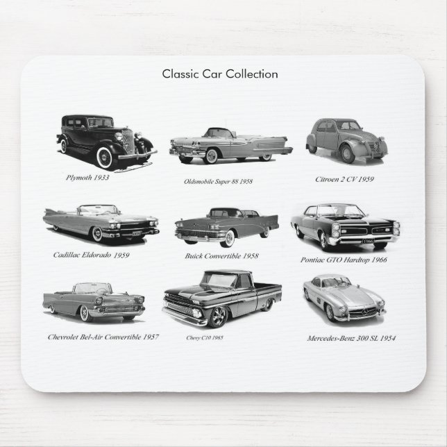 Tapis De Souris Image de voiture classique pour le pavé souris (Devant)