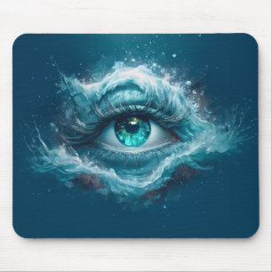 Tapis De Souris Image Fantastique - Vieilles Yeux Bleus