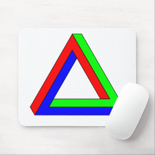 Tapis De Souris Image optique triangle Mouse Mat