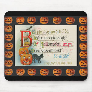 Tapis De Souris Images d'Halloween vintages