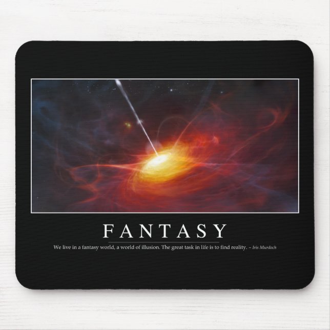 Tapis De Souris Imaginaire : Citation Inspirationnelle (Devant)