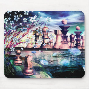 Tapis De Souris Imaginaire d'échecs Art "Rentrer à la maison"