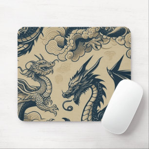 Tapis De Souris Imaginaire Dragons antiques