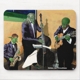Tapis De Souris Imaginaire Jazz Blues Musiciens Musique Art Mousep