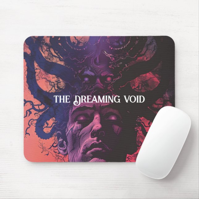Tapis De Souris Imaginaire sombre Lovecraftian (Avec souris)