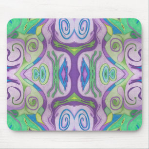 Tapis De Souris Imaginaire vert pourpre Mousepad