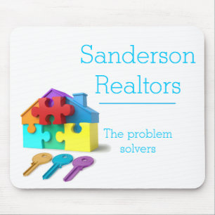 Tapis De Souris Immobiliers, assurance à la maison, agent