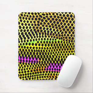 Tapis De Souris Impression Abstraite colorée "Vibrant Wilderness"