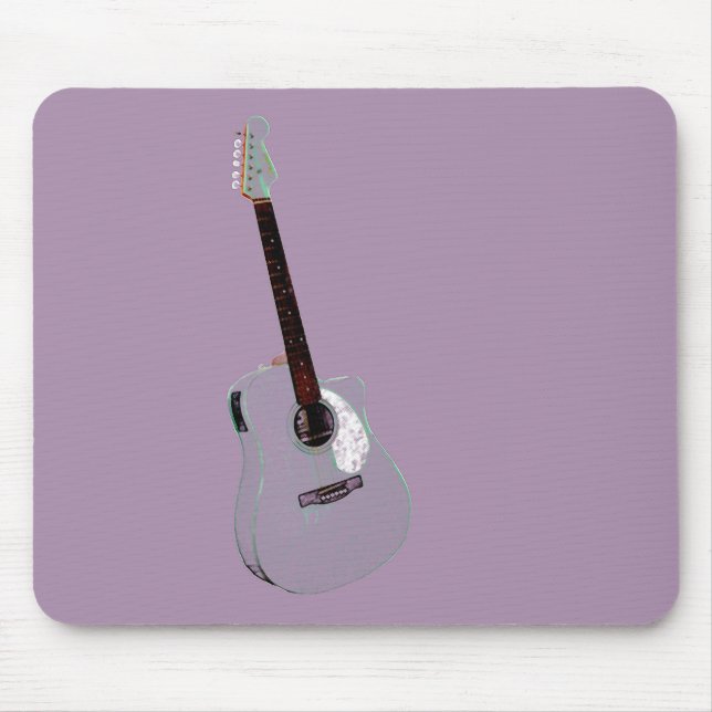 Tapis De Souris Impression d'art guitare (Devant)