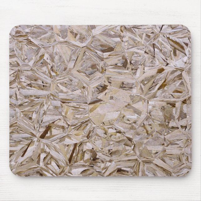 Tapis De Souris Impression de feuilles en contreplaqué de construc (Devant)