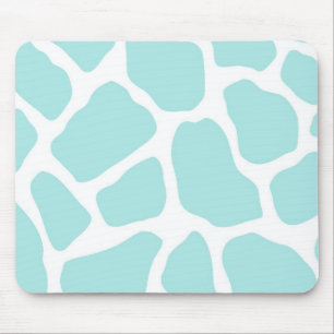 Tapis De Souris Impression de girafe ciel et blanc