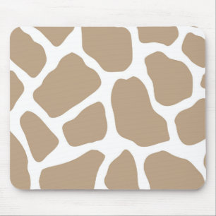 Tapis De Souris Impression de girafe neutre