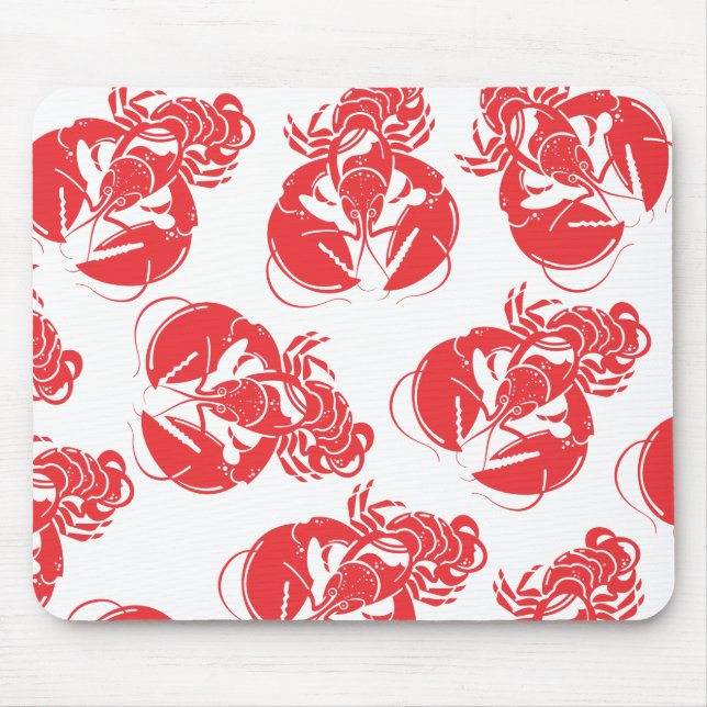 Tapis De Souris impression de homard (Devant)