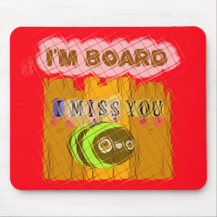 Tapis De Souris Impression Quirky Bee Art