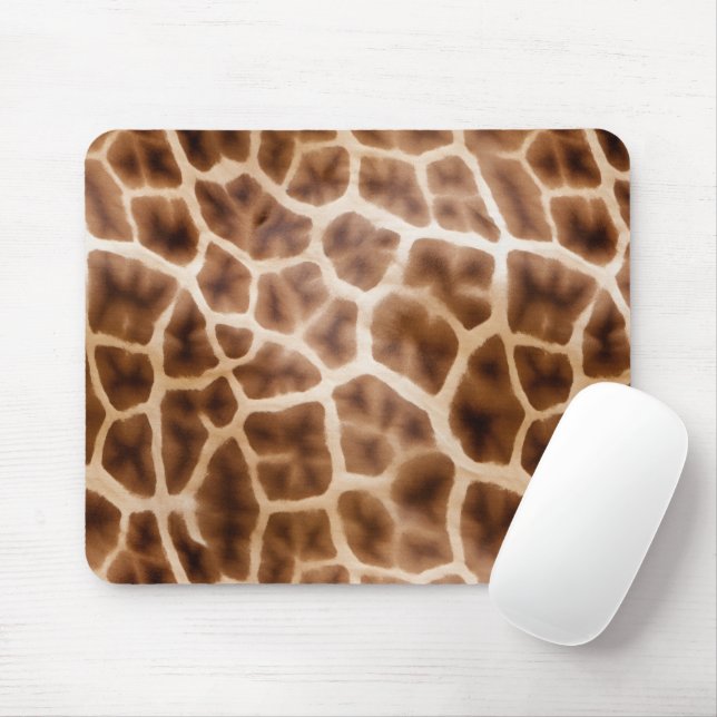 Tapis De Souris Imprimer Giraffe Safari (Avec souris)