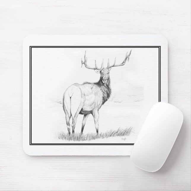Tapis De Souris Indécision avec frontière (Avec souris)