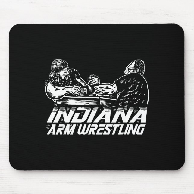 Tapis De Souris Indiana Arm Wrestling  (Devant)