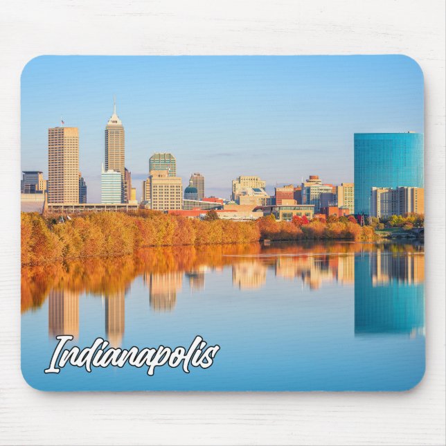 Tapis De Souris Indianapolis, Indiana, États-Unis (Devant)