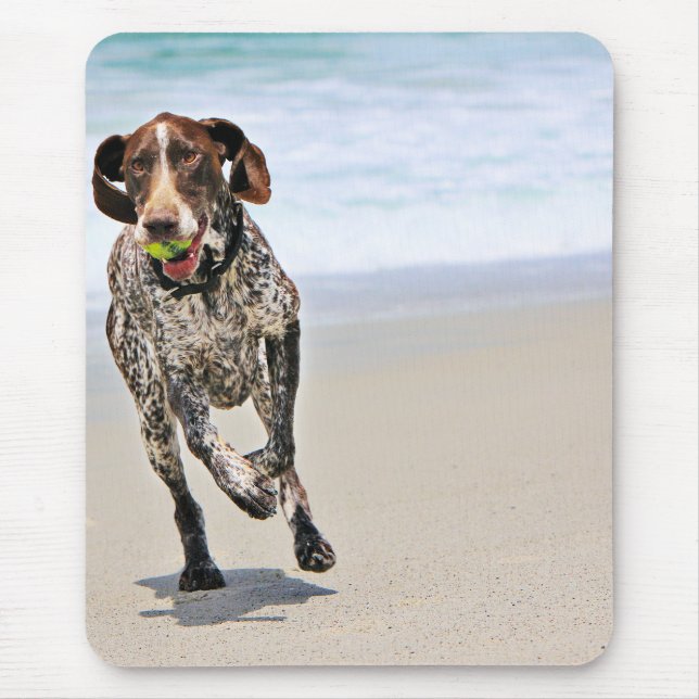 Tapis De Souris Indicateur aux cheveux courts allemand - Luc - (Devant)