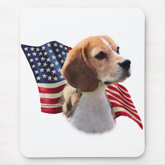 Tapis De Souris Indicateur beagle (Devant)