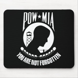 Tapis De Souris Indicateur POW*MIA