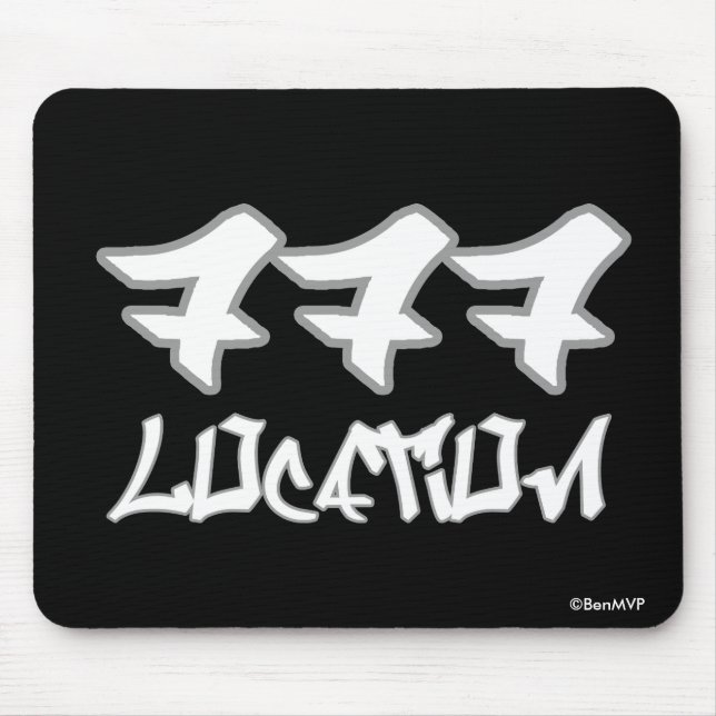 Tapis De Souris Indicatifs régionaux (Devant)