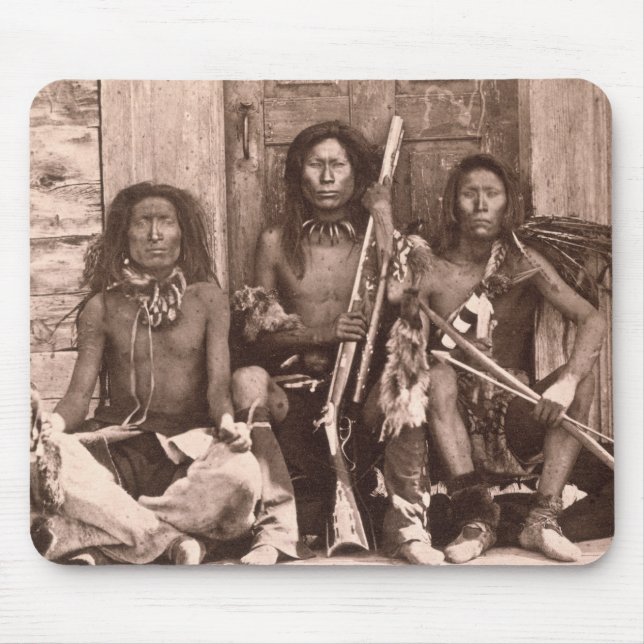 Tapis De Souris Indiens de Spokane, 1861 (photo de b/w) (Devant)