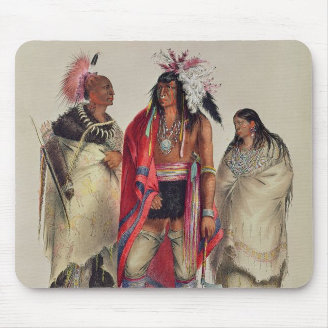 Tapis De Souris Indiens nord-américains, c.1832 (Devant)