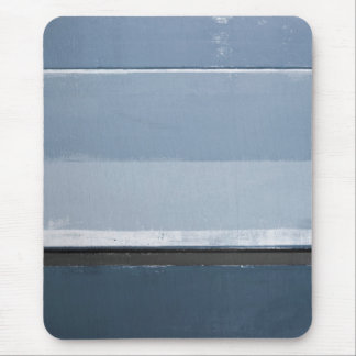 Tapis De Souris "Indiquez" l'art abstrait bleu et gris