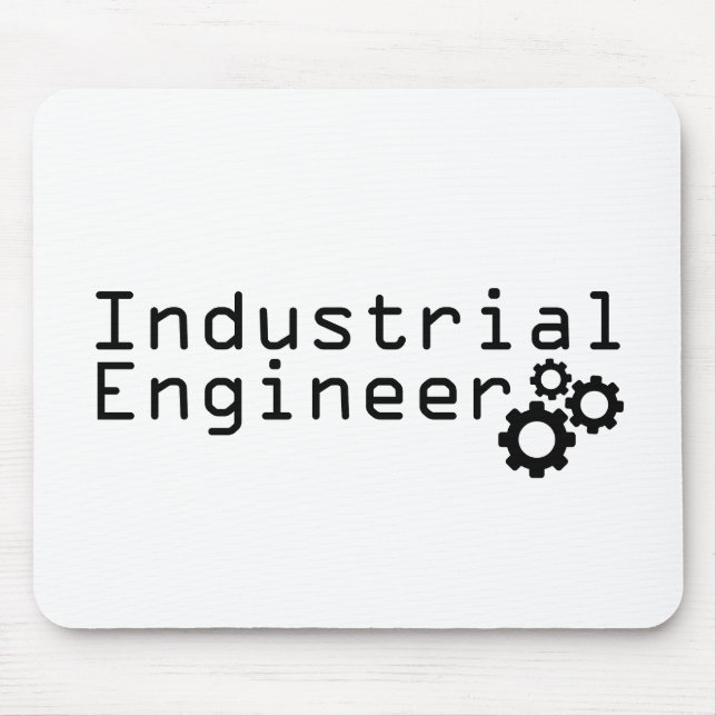 Tapis De Souris Industrial Engineering Funny Engineer (Devant)
