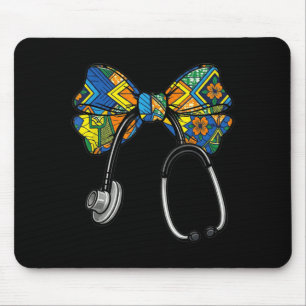 Tapis De Souris Infirmière à noeud coquet Histoire des Noirs Infir