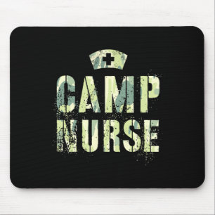Tapis De Souris Infirmière de camp Camo Étudiante en soins infirmi